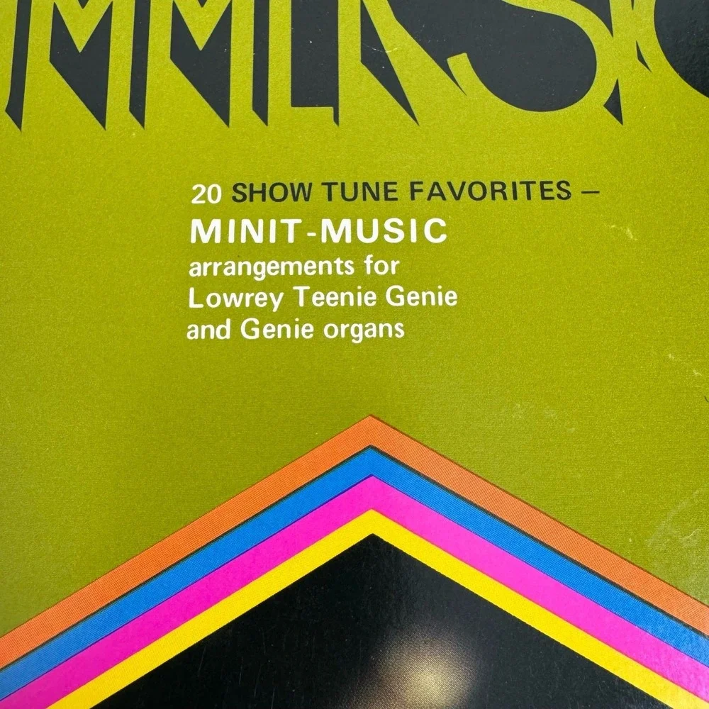 1970s‎ Summerstock Show Tunes Lowrey Teenie Genie & Genie Organ Sheet music book